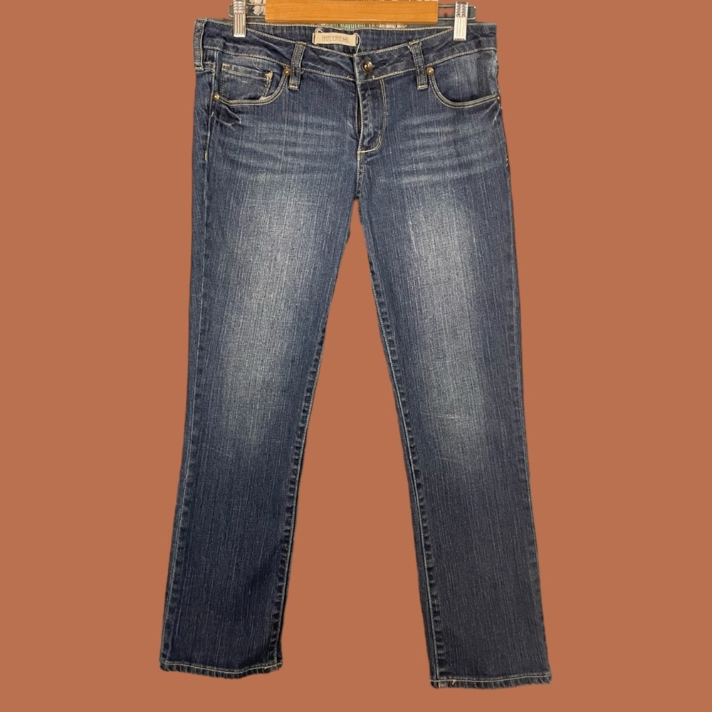Pacsun Bullhead Juniors Blue Mid Wash Low Rise Boyfriend Jeans Size 11